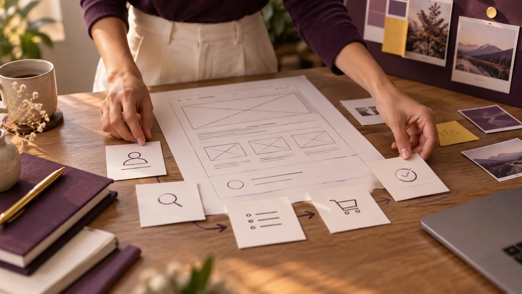 Diseño de una web clara con estructura, contenido y llamadas a la acción
